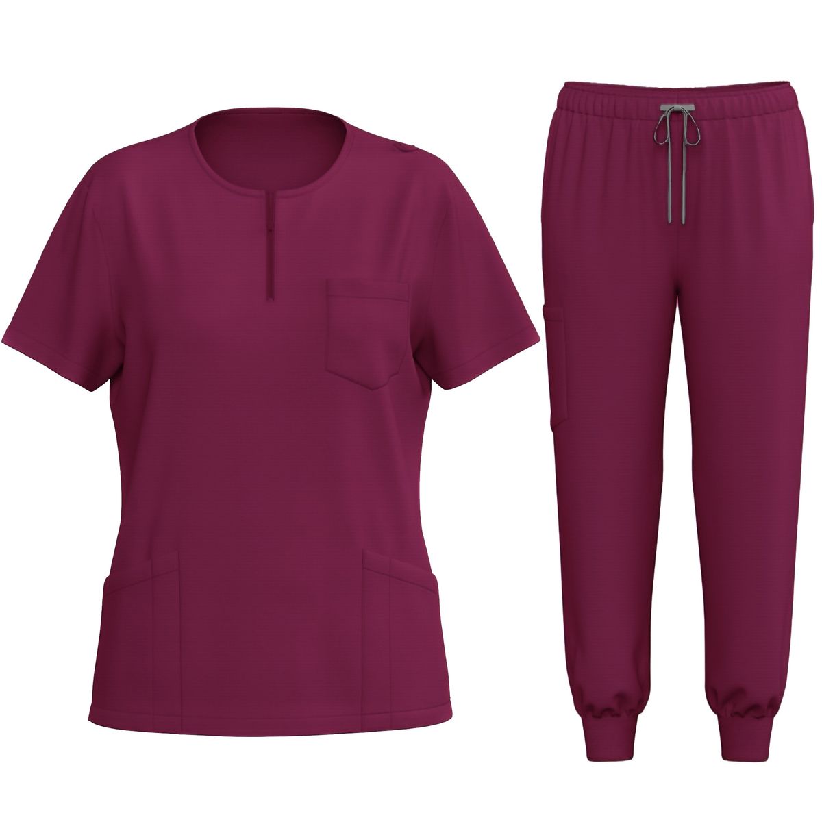 Women Hand Washing Clothes For Elastic Quick Drying Nurse Clothes Split Suits Round Neck Doctor Clothes Hand Washing Clothes_ecoleips.com