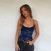 Spicy Girl Mesh Leopard Print Faux Two Piece Camisole Top Women's Summer New Cross Border Style JY25137_ecoleips.com