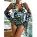 Aria Basics European And American Style Swimsuit For Women Wholesale, Sexy One-piece Long Skirt Bikini Three-piece Set_ecoleips.com