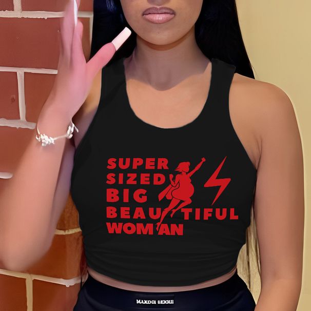 Women's Red Camisole Sports Vest Top Casual Elegant Fashion Tees Polyester Spring/Autumn Summer Regular Size_ecoleips.com