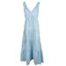 Women's Clothing Spring And Summer V Neck Sexy Cotton And Linen Sleeveless Solid Color Lace Suspender Holiday Beach Dress_ecoleips.com