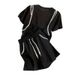 Women's Clothing New Style Fashionable Slim Fit Loose Short Sleeved Shorts Casual Two Piece Suit_ecoleips.com