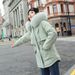 Women's Clothing Parker Cotton Coat Women Winter New Down Cotton Coat Women's Clothing Waist Slim Fit Warm Student Cotton Coat_ecoleips.com