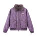 Women's Clothing Retro PU Leather Detachable Fur Collar Leather Jacket For Men And Women, New Autumn Casual Versatile Coat._ecoleips.com