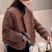Aria Basics Short Coat With Small Fragrance Style Women, Autumn And Winter New Fashionable Casual Versatile Internet Celebrity_ecoleips.com