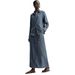 Summer Autumn Women's Casual Collar Cuff Shirt And Loose Long Skirt Two Piece Set European American Style Cross Border Fashion_ecoleips.com