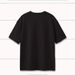 Foreign Trade Women's Clothing European And American Dark Style Round Neck Drop Shoulder T-Shirt Loose_ecoleips.com