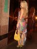 Weird Puss Diamond Print Dress Women Backless Split Colorful Halter Sexy Deep V-Neck Elegant Birthday Party Stretch Vestidos_ecoleips.com