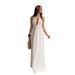 DiYun European And American Elegant Style Strapless Solid Color Long Dress Women's Clothing 2026 Summer_ecoleips.com