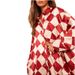 New Loose Ice Silk Pajamas Women's Long-sleeved Simple Casual Loungewear_ecoleips.com