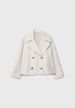 Fall 2025 New Women's Fashion Temperament Commuter Lapel Double-breasted Cropped Woolen Jacket_ecoleips.com