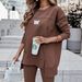 2026 New Long-sleeved Printed Casual Sports Suit Sweater Two-piece Set For Women_ecoleips.com