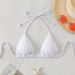 Verve 2025 New Style Tie Halter Beach Hot Spring Swimsuit Women's Bikini Top_ecoleips.com