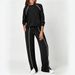 Women's Autumn Winter Long Sleeve Top Wide Leg Pants Casual Suit Sports_ecoleips.com