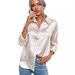 Verve 2025 Women's Spring Summer New Turn-down Collar Open Button Leopard Jacquard Elegant Commuter Long Sleeve Shirt_ecoleips.com