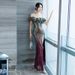 Women's Clothing Women's Long Skirt Fashion Celebrity Party Sexy Toast Performance Evening Dress_ecoleips.com