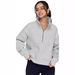 Aria Basics 2023 European And American Cross-Border Autumn Winter New Women's Sports Half-Zip Yoga Loose Stand Collar Fleece_ecoleips.com
