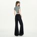 Brand New High-tech Summer Drapey, Cool-touch Thin Fabric Petite Women's Flared Jeans, Loose And Slimming_ecoleips.com