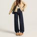 Denim Blue Anti-fade Wide-leg Jeans Women, Versatile And Simple, Suitable For Petite Ladies, Slim-fit Casual Straight_ecoleips.com