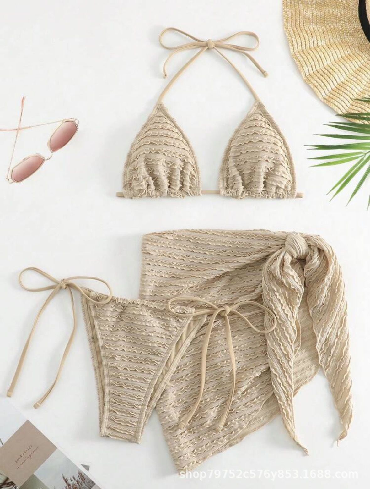 Trendy Two Piece Swimsuit Set Women's Fashionable Bikini_ecoleips.com