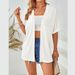 2026 European And American Cross-Border New Women's Casual Solid Color Blouse Shirt_ecoleips.com