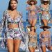Women's European American Style Two Piece Swimsuit Leopard Print Crossover Bikini Sexy Retro Design Regular Fit Polyester_ecoleips.com