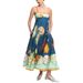Women's Clothing Summer New Holiday Big Swing Graffiti Cotton And Linen Sleeveless Suspender Dress_ecoleips.com