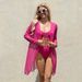 Women's Bikini Set With Cover-Up & Bow Detail - Stylish Triangle Top & High-Waisted Bottom For Beach & Pool_ecoleips.com