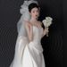 Women's Clothing Light Wedding Dress Bride Simple Satin Tube Top High End Small Trailing Main Yarn Welcoming Out Yarn White Dress_ecoleips.com