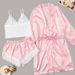 Lace & Stripes Seduction Set – Plus-Size Sleepwear With Matching Bra (S-XL)_ecoleips.com