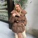 Women's Longline Quilted Coat – Belted Waist, Stand Collar (3 Colors, Lightweight Warmth, Elegant & Casual)_ecoleips.com