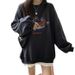 Super Popular Round Neck Sweatshirt Women 2025 Autumn New Korean Version Thin Jacket Loose Top For Students Wholesale_ecoleips.com