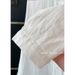 White Cotton-linen Women, Spring And Autumn French Style Long-sleeve Linen Top, Unique Design Petite Individuals,_ecoleips.com