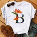 New Clothing, New European And American Fashion Floral Short-sleeve Women's T-shirt_ecoleips.com