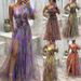 Women's Off-Shoulder Mesh Dress Casual Fashion American Style Thin Summer Elegant Party Dress For Adults_ecoleips.com