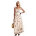 European American Cross-border 2026 New Bohemian Style High-waisted Large Hem Dress For Summer Seaside Vacation, Loose_ecoleips.com