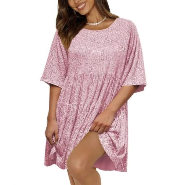 Women's Clothing Women's Sequin Pleated Skirt Sexy Girl Outfit Trendy Short Skirt For Formal & Casual For Women_ecoleips.com