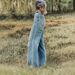 Women's Ripped Wide Leg Stretch Denim Jeans Blue Sky White Cloud Style European American Export Bestseller_ecoleips.com