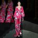 Women's Clothing Spring and Summer New Women's Wear Printed Temperament Slit Skirt Celebrity Big Swing Waist Dress Long Skirt_ecoleips.com