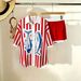 Women's Striped Color-Block Sardine Print Collared Button-Down Short Sleeve Top And Shorts Set Elegant Casual Vacation Style_ecoleips.com
