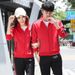Sports Suit Men Autumn Long Pants Women Couple Casual Sweatshirt Spring Two-piece Running Clothes Printed LOGO_ecoleips.com