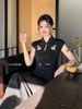 Tmall Douyin High-Quality Chinese-Style Buttoned Short-Sleeve T-Shirt For Women, Summer 2026 New Niche Slim-Fit Top_ecoleips.com