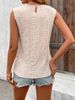 K Fashionable And Elegant Lace Collar Patchwork Small Vest Women's Solid Color Hook And Loop Suspender Top_ecoleips.com