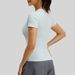 Women's Summer Yoga Top Slimming Running Fitness Sports Short Sleeve Cycling Training Suit_ecoleips.com
