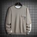 Men's plus Size Trendy Sports Casual Sweatshirt Autumn New Loose Student Top_ecoleips.com