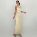 New Arrival Fashion Elegant Long Dress Sleeveless Slim Fit Backless Slit Hem Dress For Women Daily Party Wear_ecoleips.com