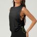 Women Sleeveless Yoga Shirt Summer Solid Color Loose Running Top Breathable Quick Dry Gym Vest Female Sportswear Workout Clothes_ecoleips.com