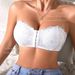 Aria Basics Aria Basics New European American Style Lace Front-clasp Bra Small Busts, Enhancing Gathering, Comfortable And Breathable, Thin_ecoleips.com