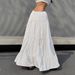 Women's Clothing White Skirt Spring And Summer New Women's Casual Daily Cake Skirt_ecoleips.com