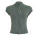 Fashion Design Sense Chinese Stand-up Collar Breasted Can Be Hollowed Out Two-wear Top Spice Girl Sexy Versatile And Thin Short-sleeved Top_ecoleips.com